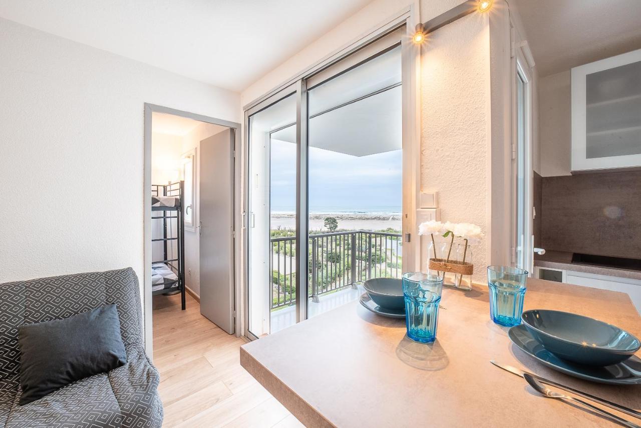 Le Bleu Soleil - Bel Appt Pour 4 Vue Mer Le Barcarès Eksteriør bilde